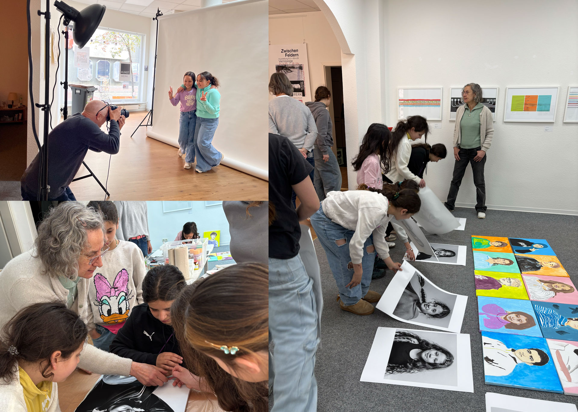 Wir zeigen Gesicht! Workshop mit Jochen Quast und Ulrike Bals im KUNSTWERK